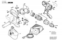 Bosch 0 601 952 320 Gsb 18 Ve-2 Cordless Impact Drill 18 V / Eu Spare Parts